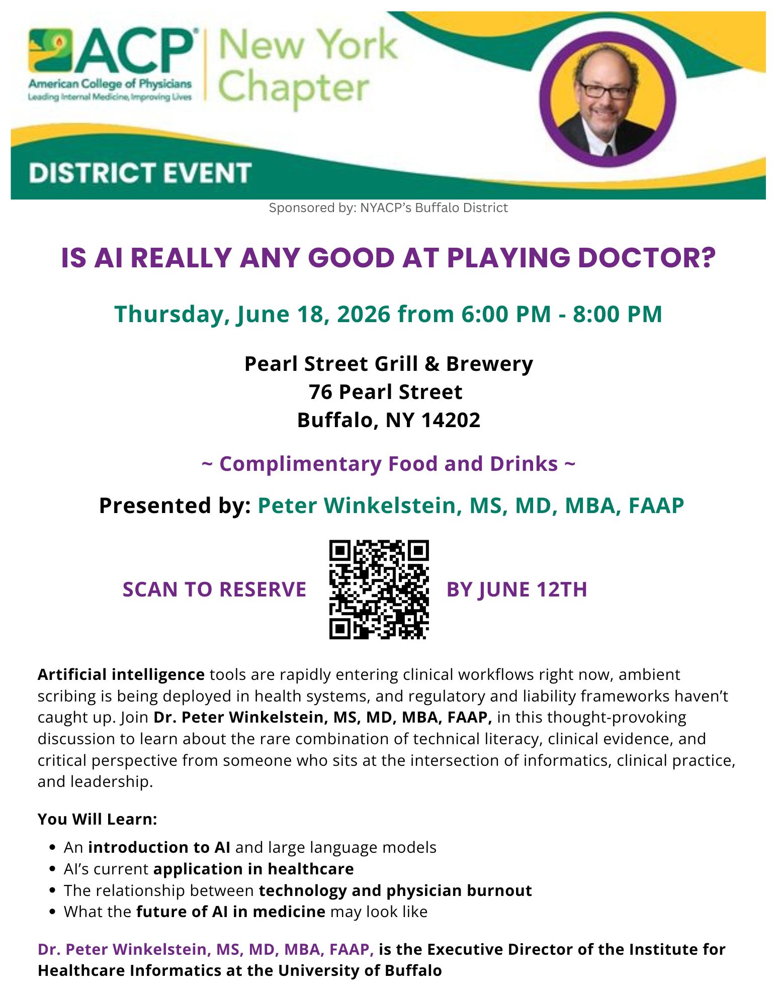 Buffalo District Event Flyer